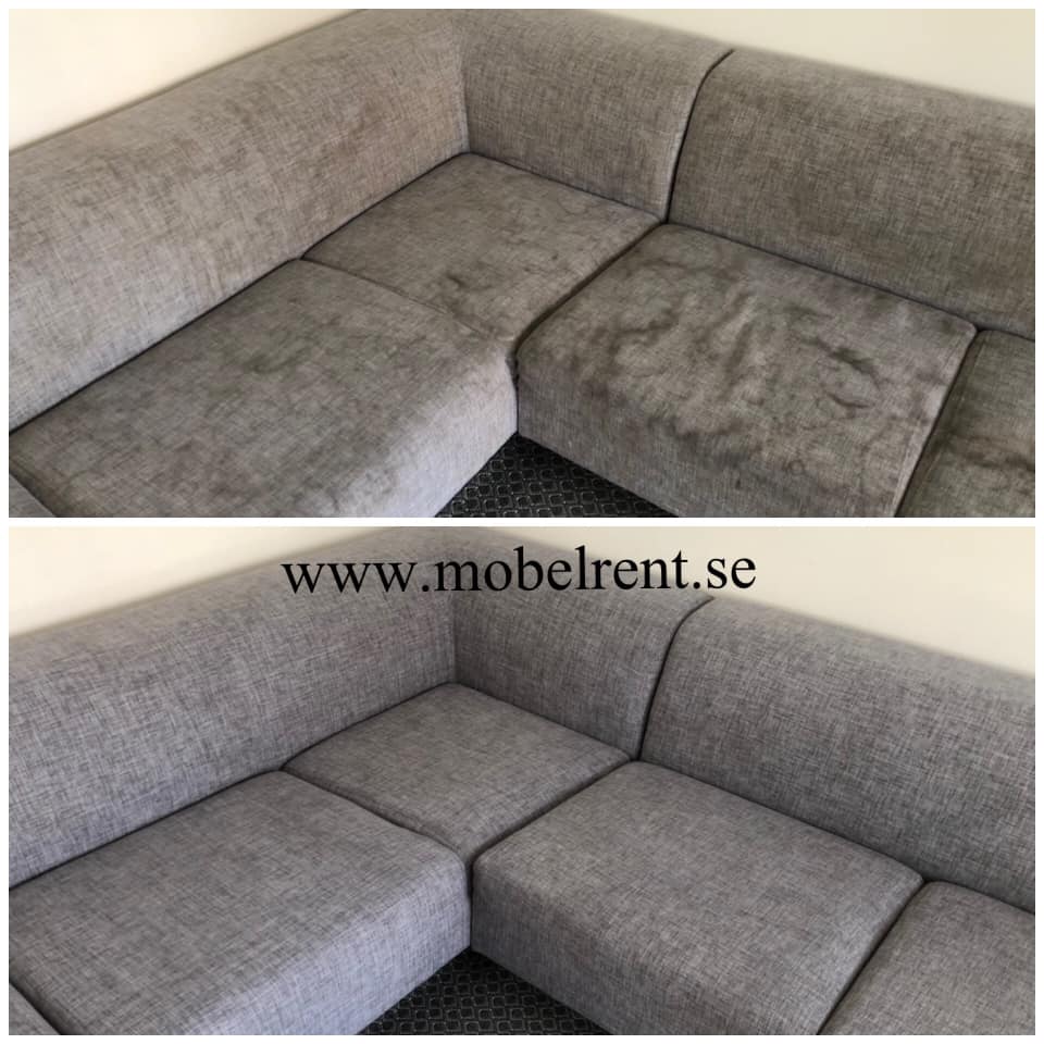 Professionell sofftvätt stockholm - resultat före och efter