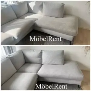Möbeltvätt före och efter – soffa tvättad hemma hos kund